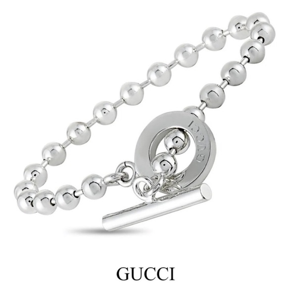 Gucci Jewelry - New Authentic Gucci Boule Toggle Bracelet 7.5"